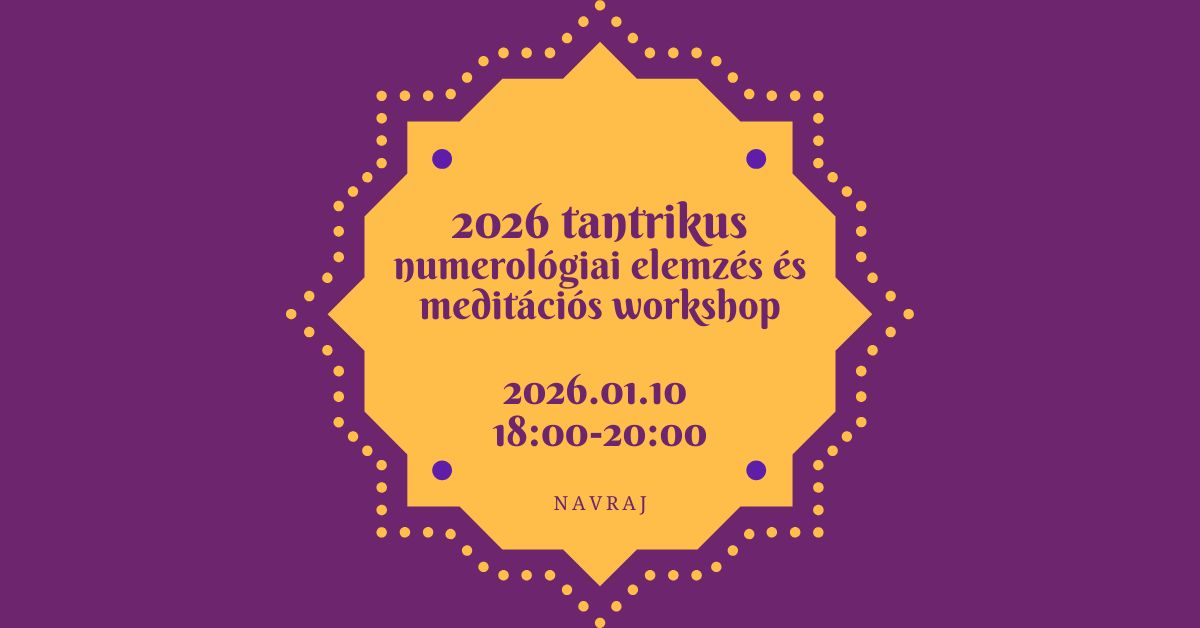 2026 numerológiai elemzés és workshop