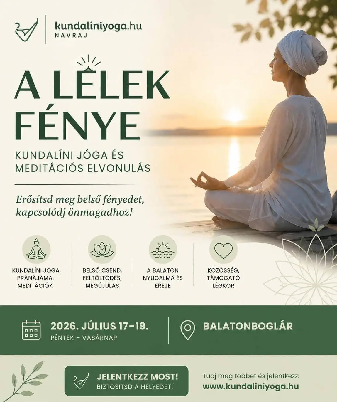 A lélek fénye elvonulás